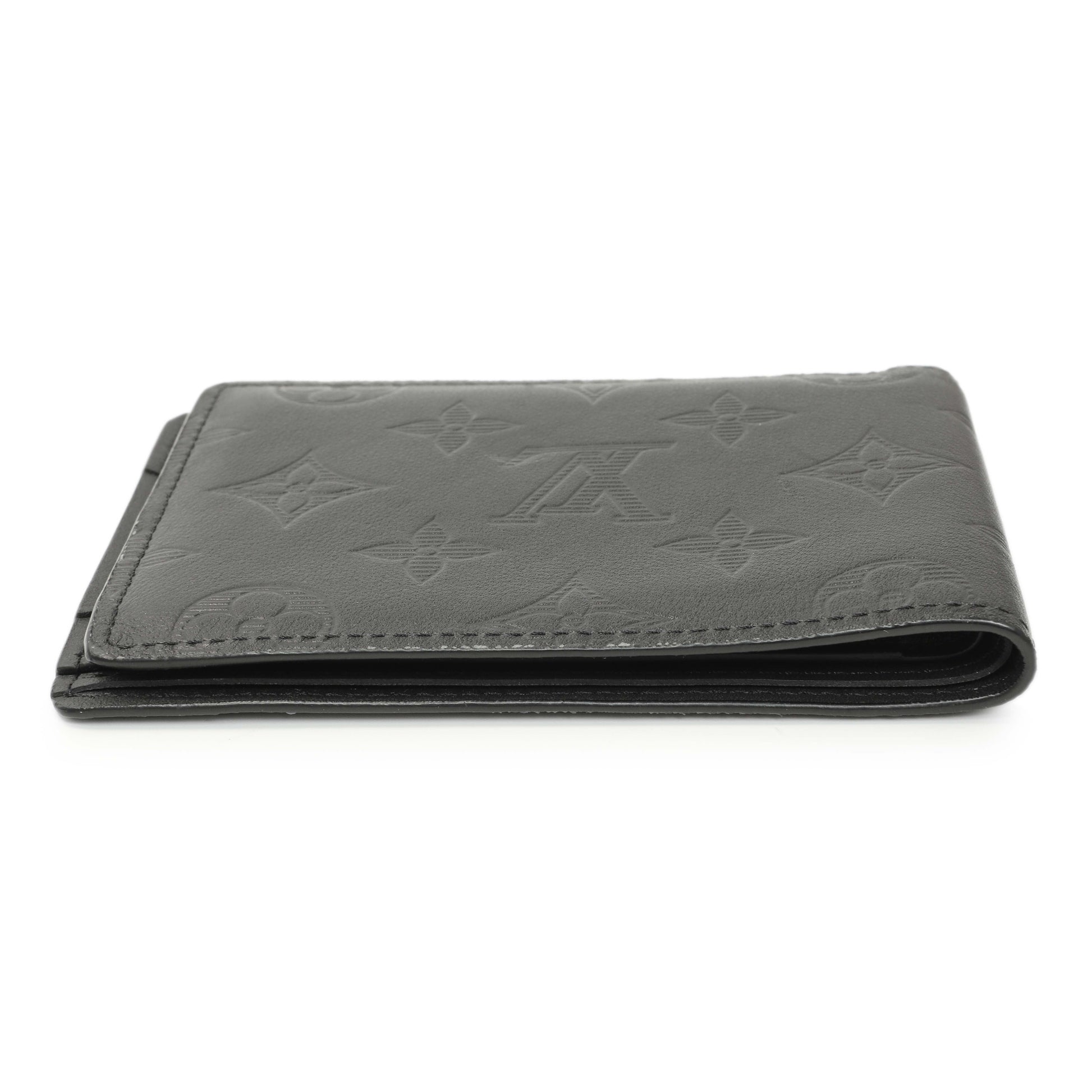 Exclusive Louis Vuitton Monogram Shadow Calfskin Multiple Wallet — Lifestyle View