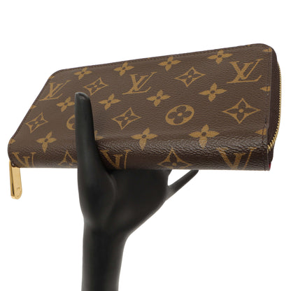 Exclusive Louis Vuitton Monogram Fuchsia Zippy Wallet — Lifestyle View