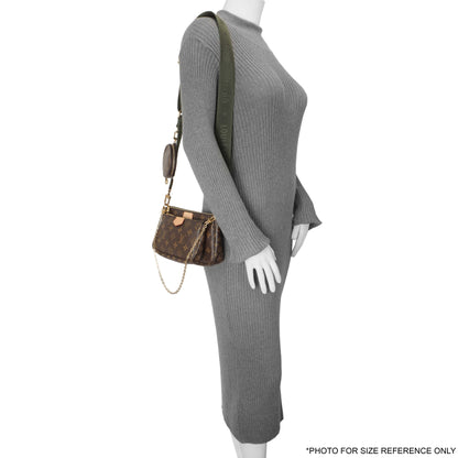 Exclusive Louis Vuttion Monogram Khaki Multi Pochette Accessories — Alternate View 29