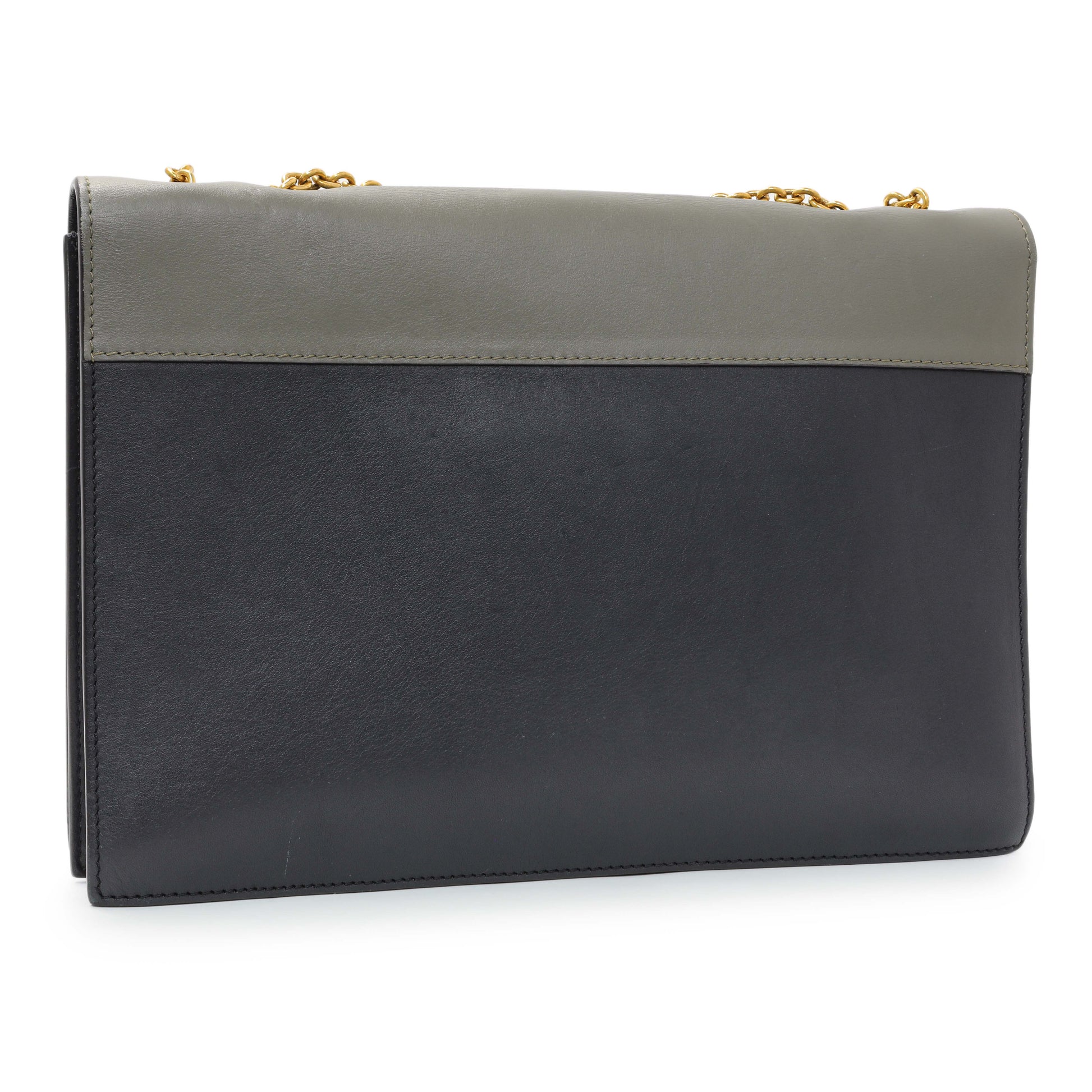Exclusive Celine Tricolor Calfskin Pocket Envelope Shoulder Bag — Side View