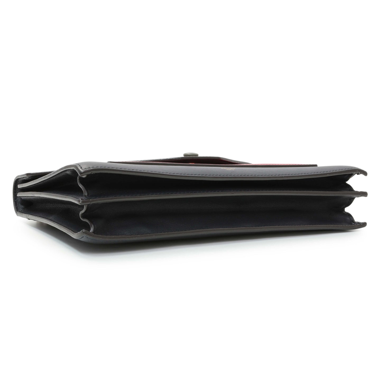 Exclusive Celine Tricolor Calfskin Pocket Envelope Shoulder Bag — Back View