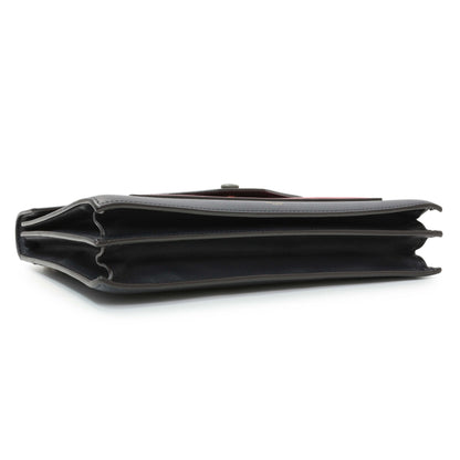 Exclusive Celine Tricolor Calfskin Pocket Envelope Shoulder Bag — Back View