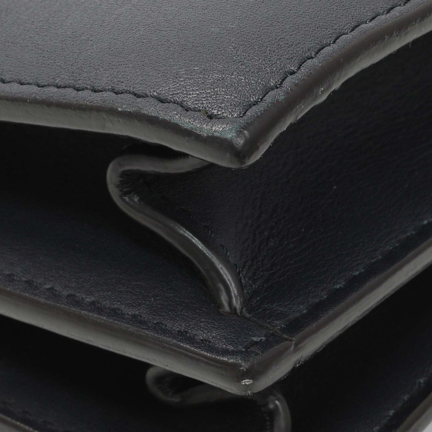 Exclusive Celine Tricolor Calfskin Pocket Envelope Shoulder Bag — Lifestyle View