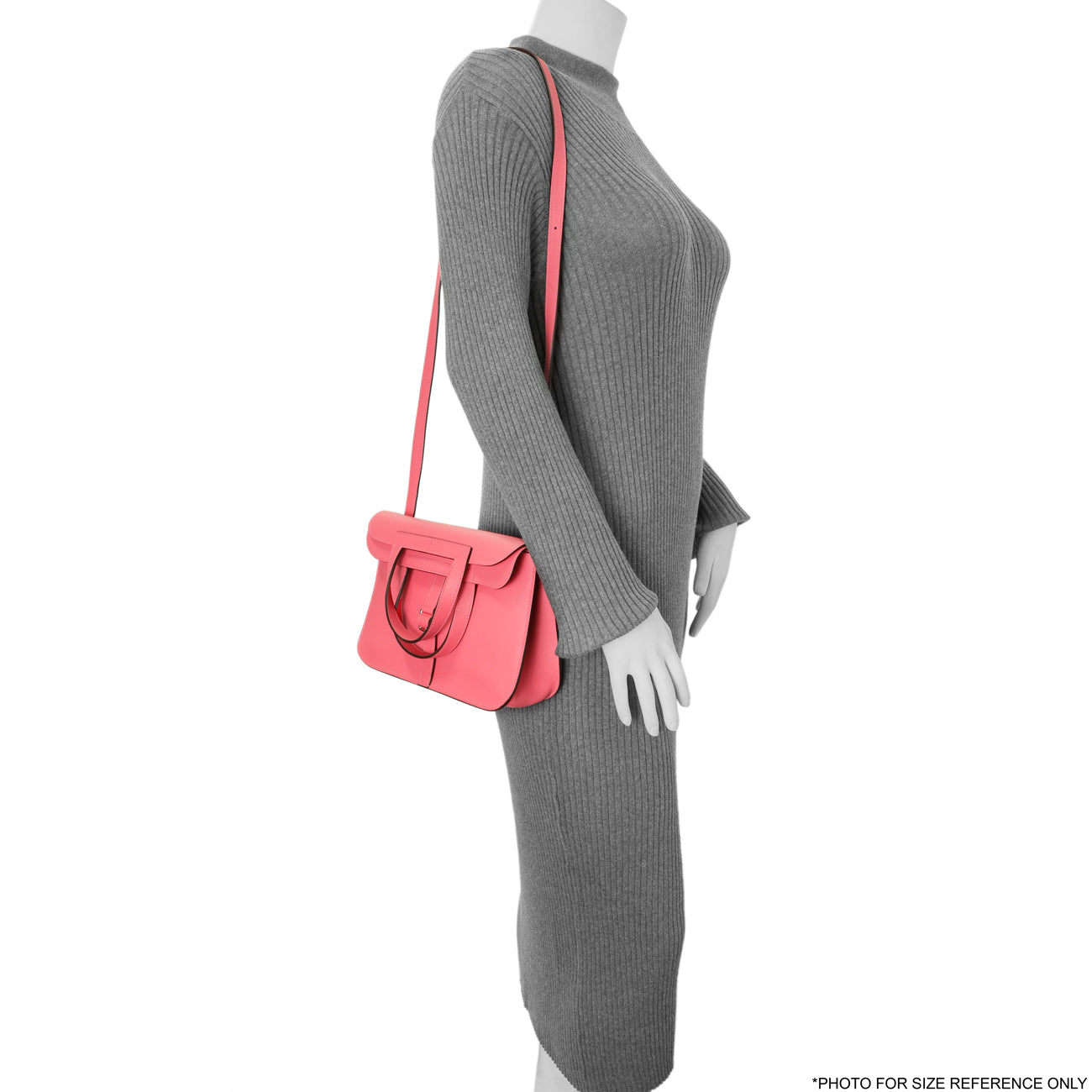 Exclusive Hermes Rose Azalee Evercolor Halzan 25 — Alternate View 8