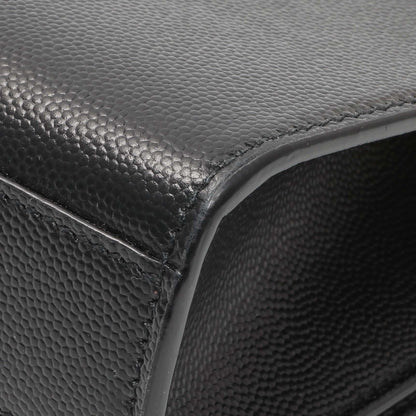 Exclusive Saint Laurent Black Grain De Poudre Medium Monogram Kate Satchel — Alternate View 7