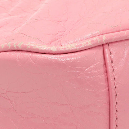 Exclusive Balenciaga Pink Arena Calfskin Leather Le Cagole with Chain — Alternate View 7