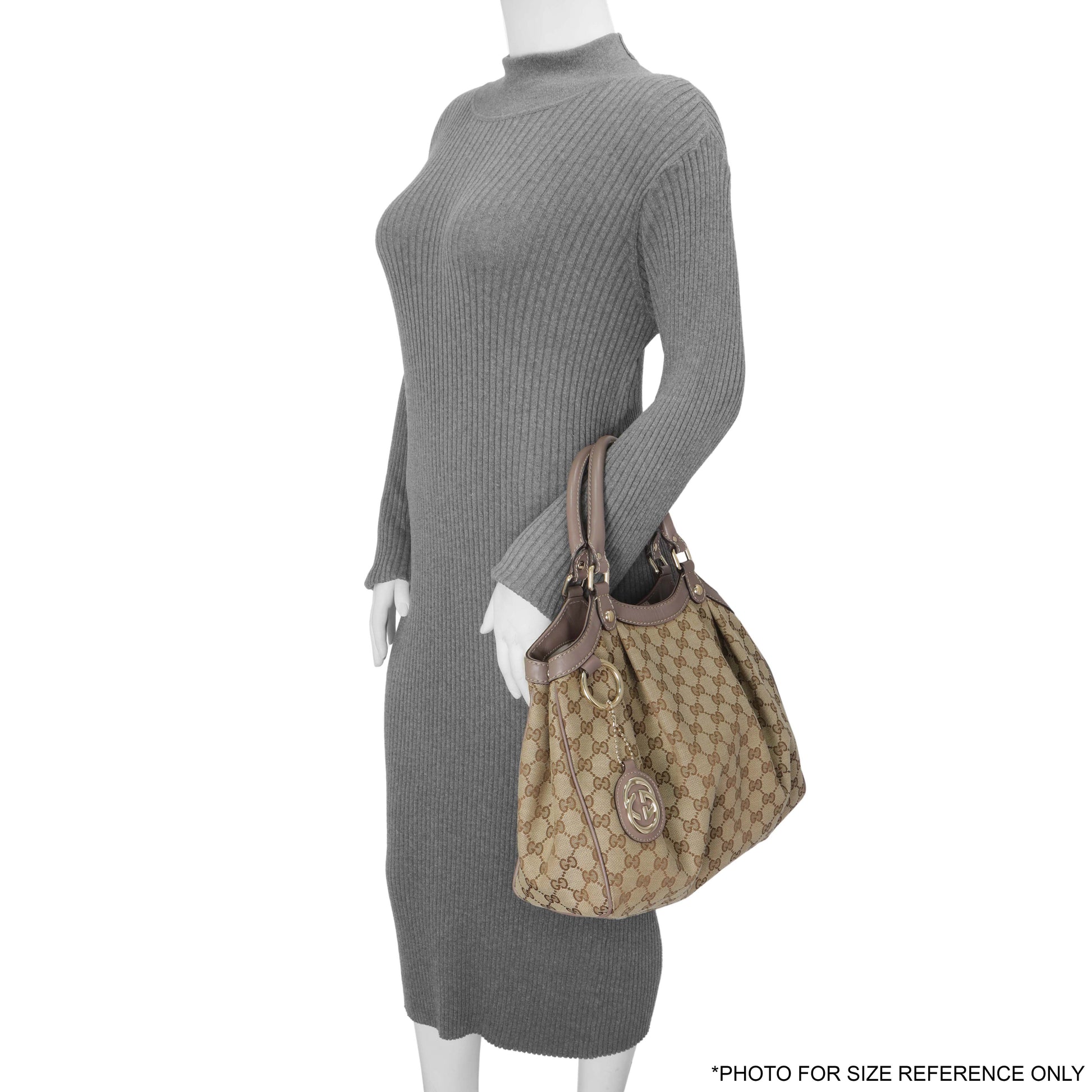 Exclusive Gucci Mauve Monogram Medium Sukey — Alternate View 11