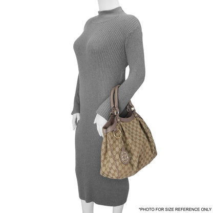 Exclusive Gucci Mauve Monogram Medium Sukey — Alternate View 11
