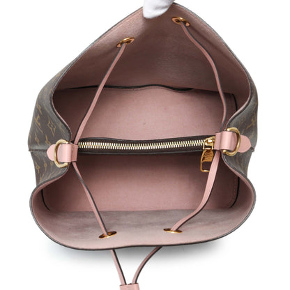 Exclusive Louis Vuitton Rose Poudre Monogram Neonoe MM — Top View