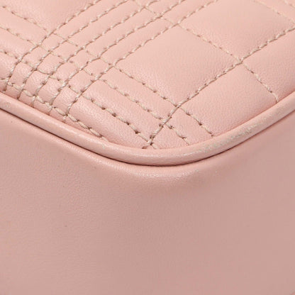Exclusive Burberry Pink Quilted Calfskin Lola Camera Bag — Detail View