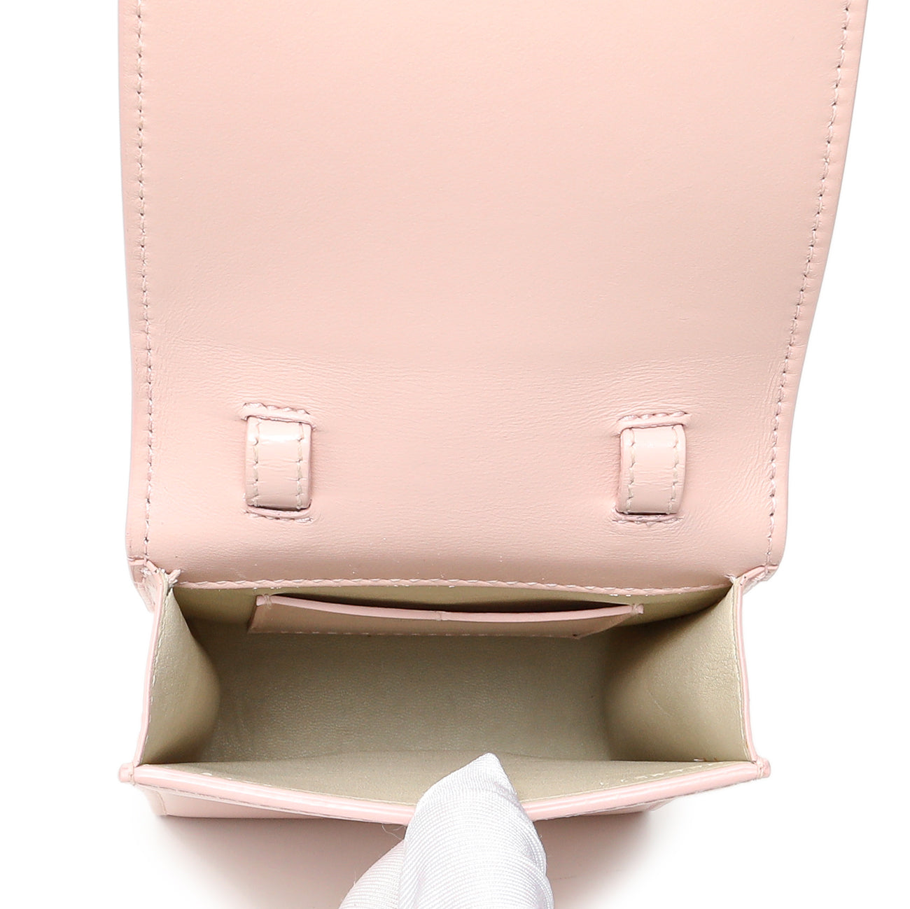 Exclusive Givenchy Pink Box Calfskin Mini Vertical 4G Bag — Top View