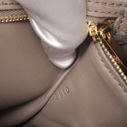 Exclusive Louis Vuitton Gris Ostrich Alma MM — Lifestyle View