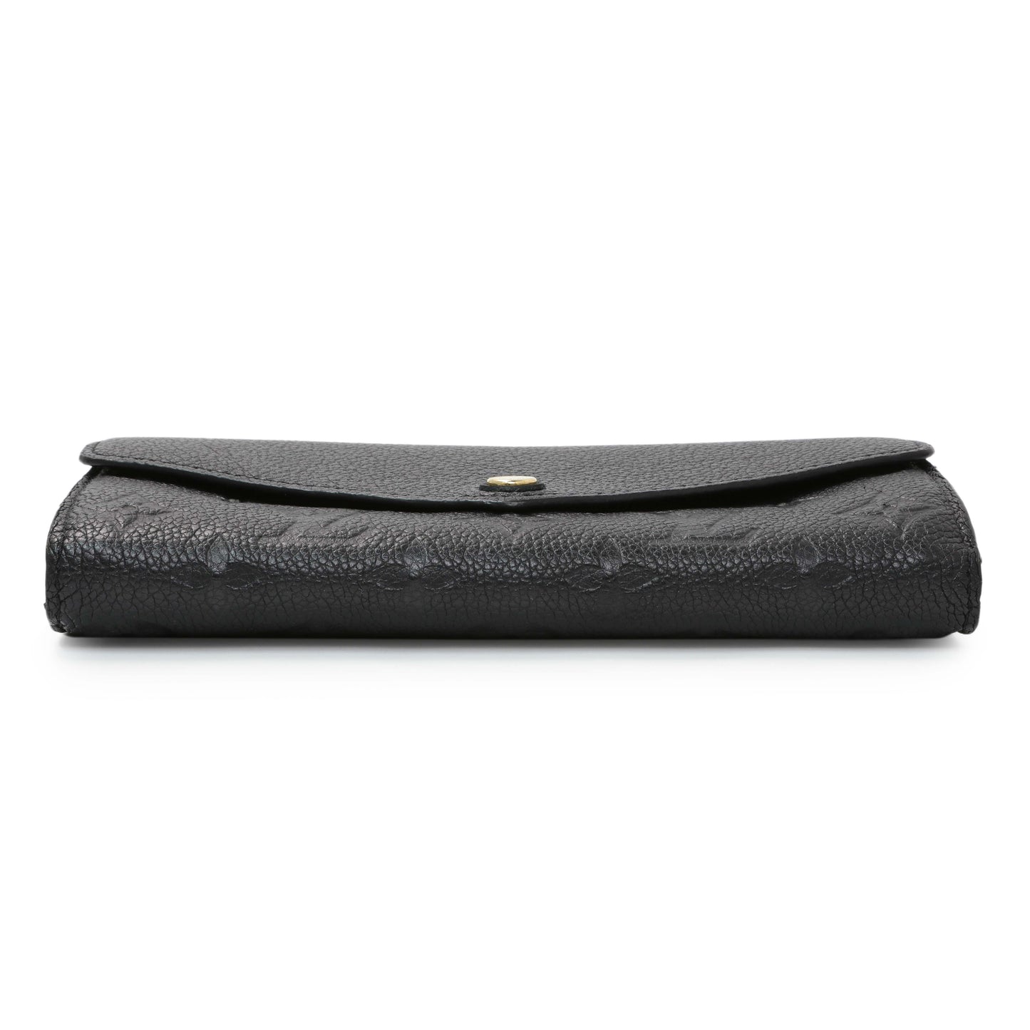 Exclusive Louis Vuitton Black Monogram Empreinte Sarah Wallet — Back View