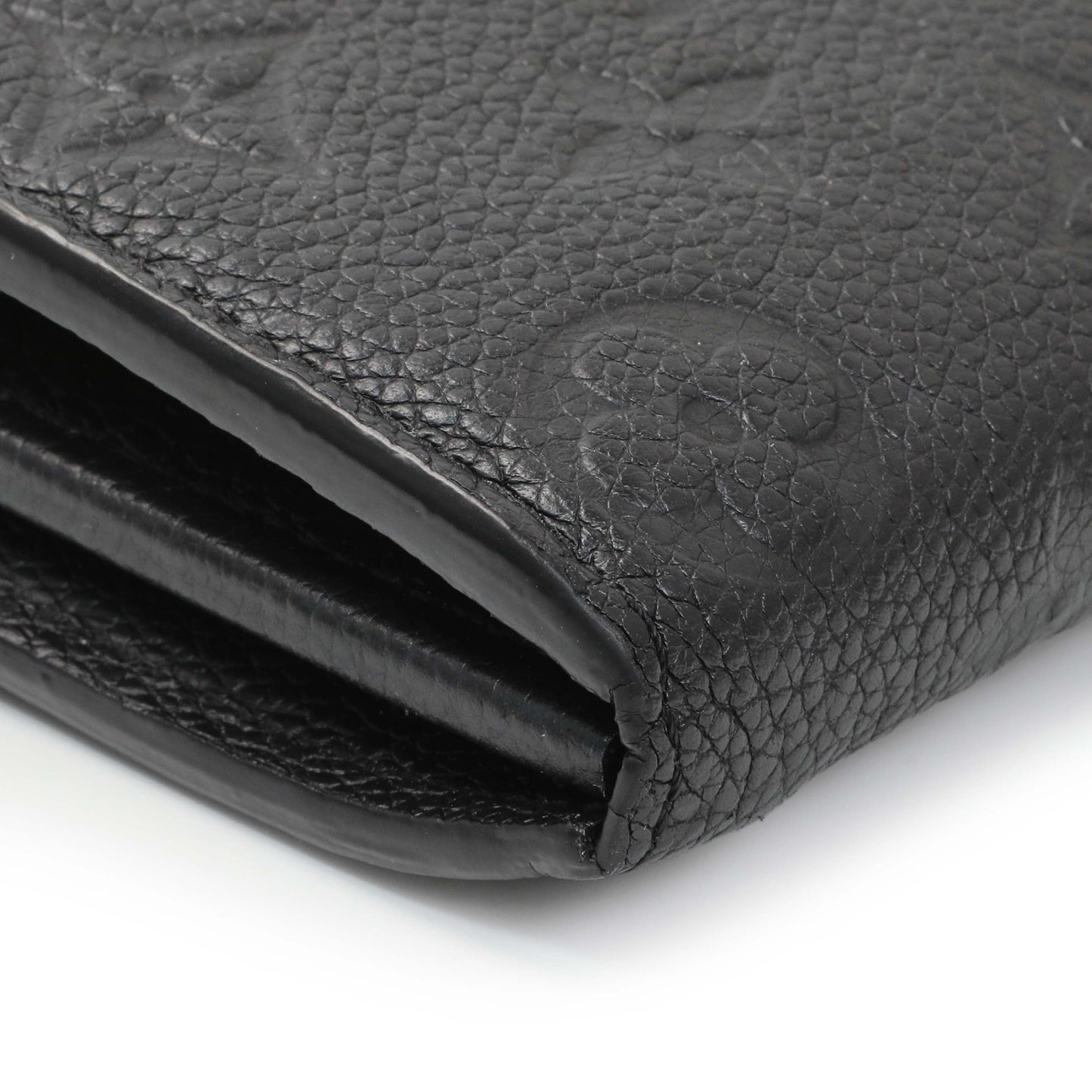 Exclusive Louis Vuitton Black Monogram Empreinte Sarah Wallet — Lifestyle View