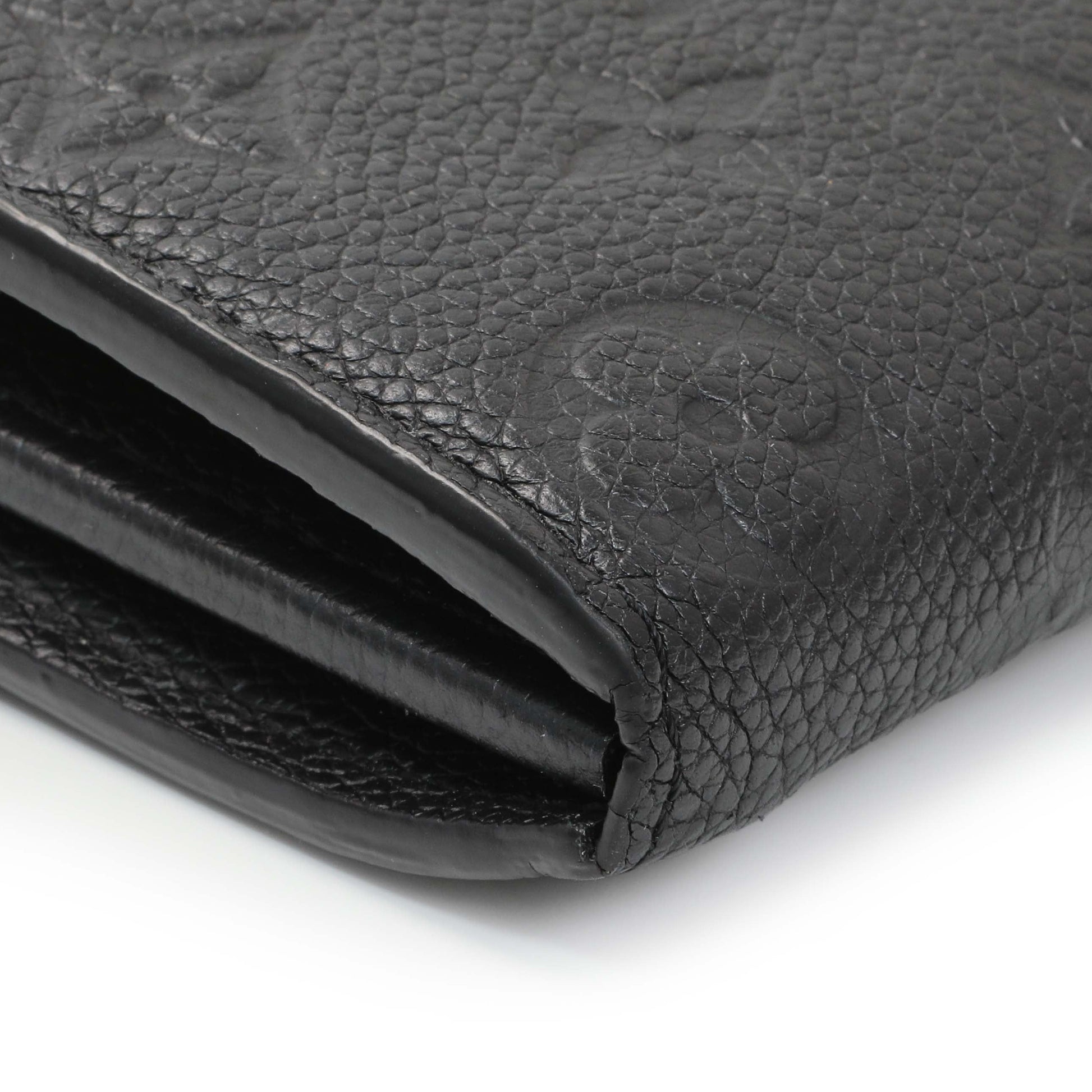 Exclusive Louis Vuitton Black Monogram Empreinte Sarah Wallet — Lifestyle View