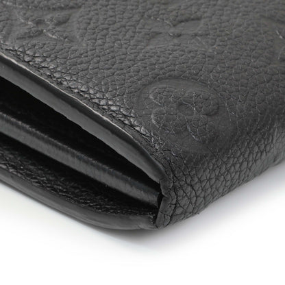 Exclusive Louis Vuitton Black Monogram Empreinte Sarah Wallet — Lifestyle View