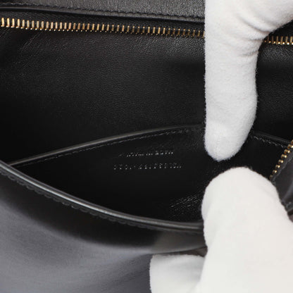Exclusive Saint Laurent Black Calfskin Reverse Satchel — Lifestyle View