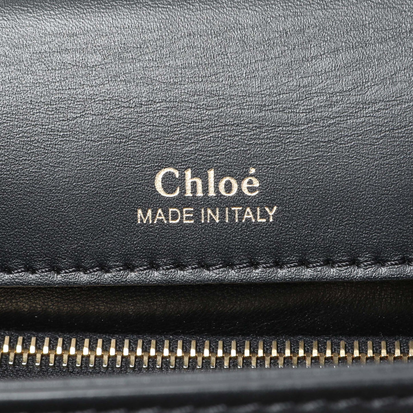 Exclusive Chloe Black Calfskin Nacha Shoulder Bag — Alternate View 9