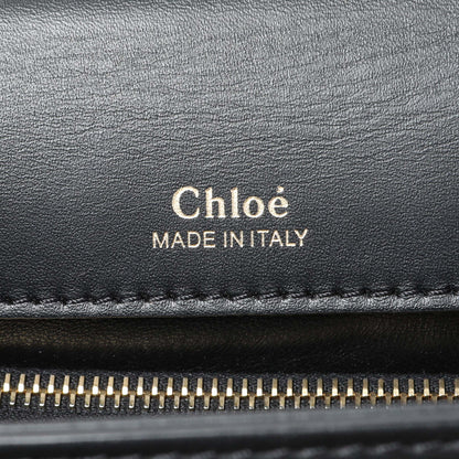 Exclusive Chloe Black Calfskin Nacha Shoulder Bag — Alternate View 9