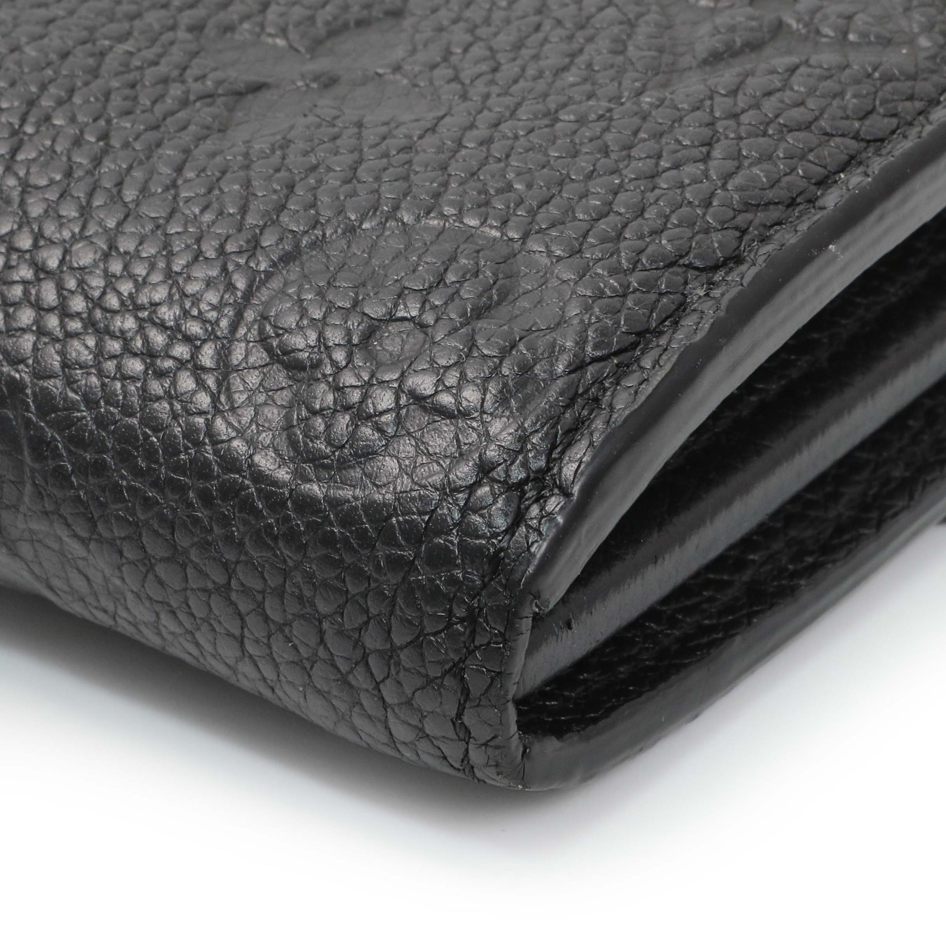Exclusive Louis Vuitton Black Monogram Empreinte Sarah Wallet — Alternate View 7