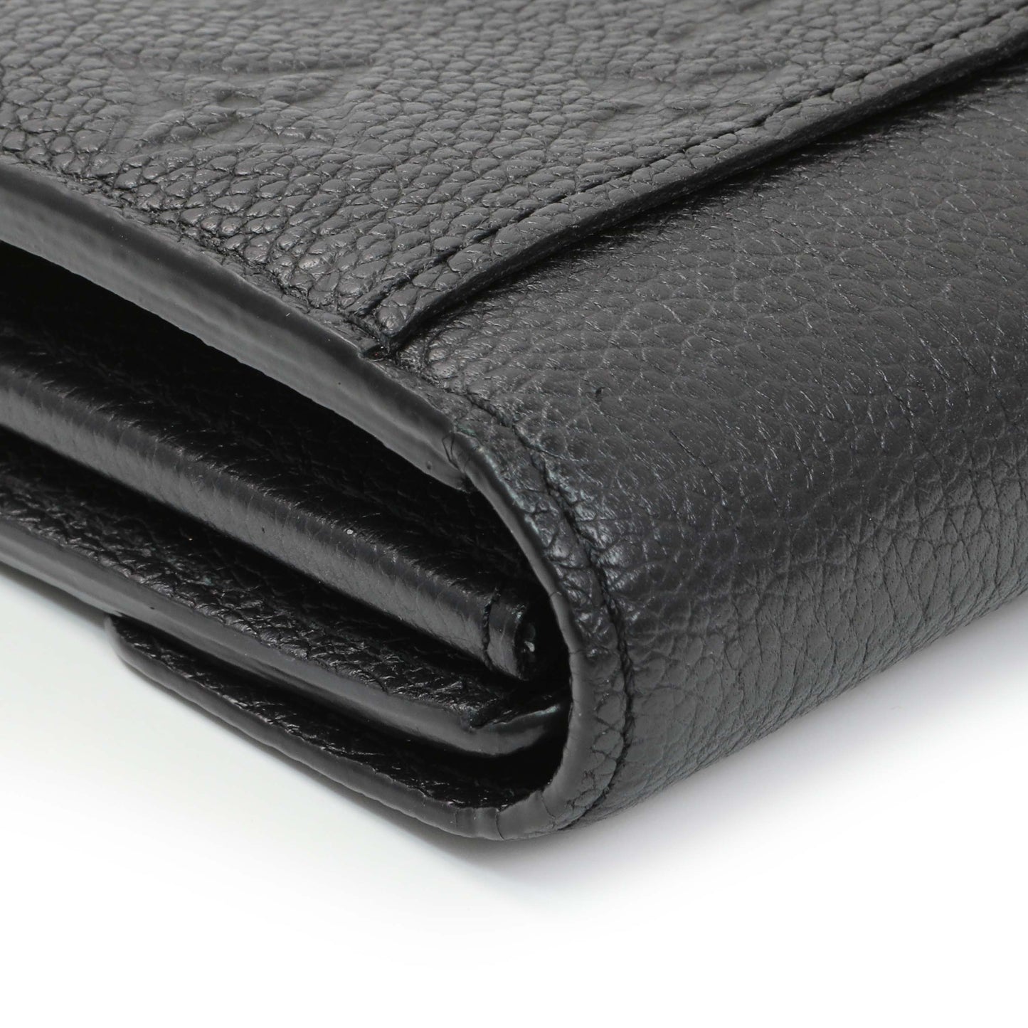 Exclusive Louis Vuitton Black Monogram Empreinte Sarah Wallet — Alternate View 8