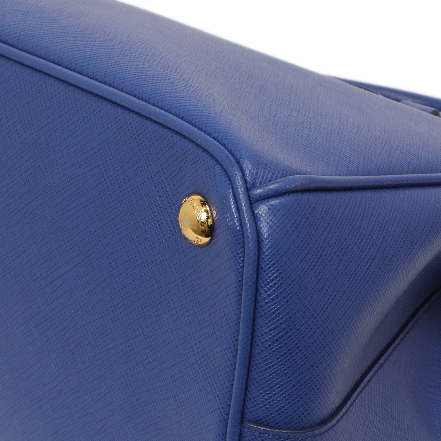Exclusive Prada Blue Saffiano Small Galleria Double Zip Tote — Alternate View 7