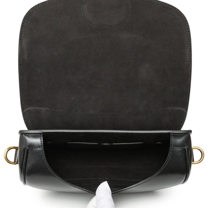 Exclusive Christian Dior Black Box Calfskin Medium Bobby Bag — Top View