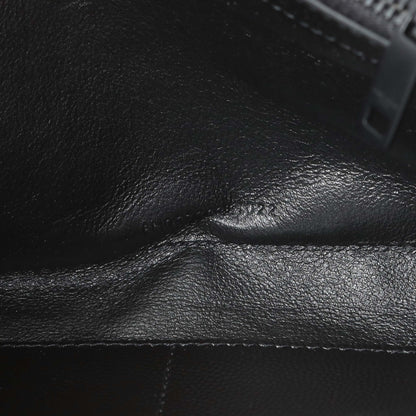 Exclusive Saint Laurent Black Grain De Poudre Matelasse Chevron Monogram Chain Wallet — Alternate View 10