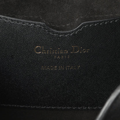 Exclusive Christian Dior Black Box Calfskin Medium Bobby Bag — Detail View