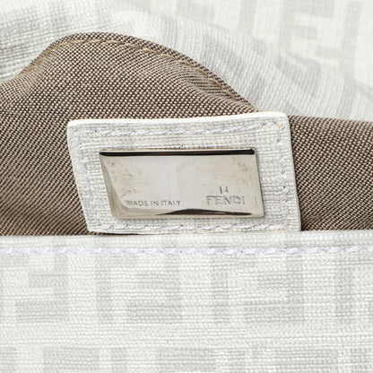 Exclusive Fendi White Mini Mama Baguette — Alternate View 9