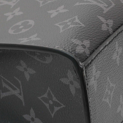 Exclusive Louis Vuitton Monogram Eclipse Sac Plat Horizontal Zipper — Top View
