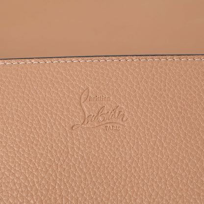 Exclusive Christian Louboutin Beige Loubinthesky Paloma Clutch — Detail View