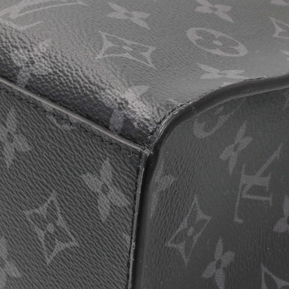 Exclusive Louis Vuitton Monogram Eclipse Sac Plat Horizontal Zipper — Detail View