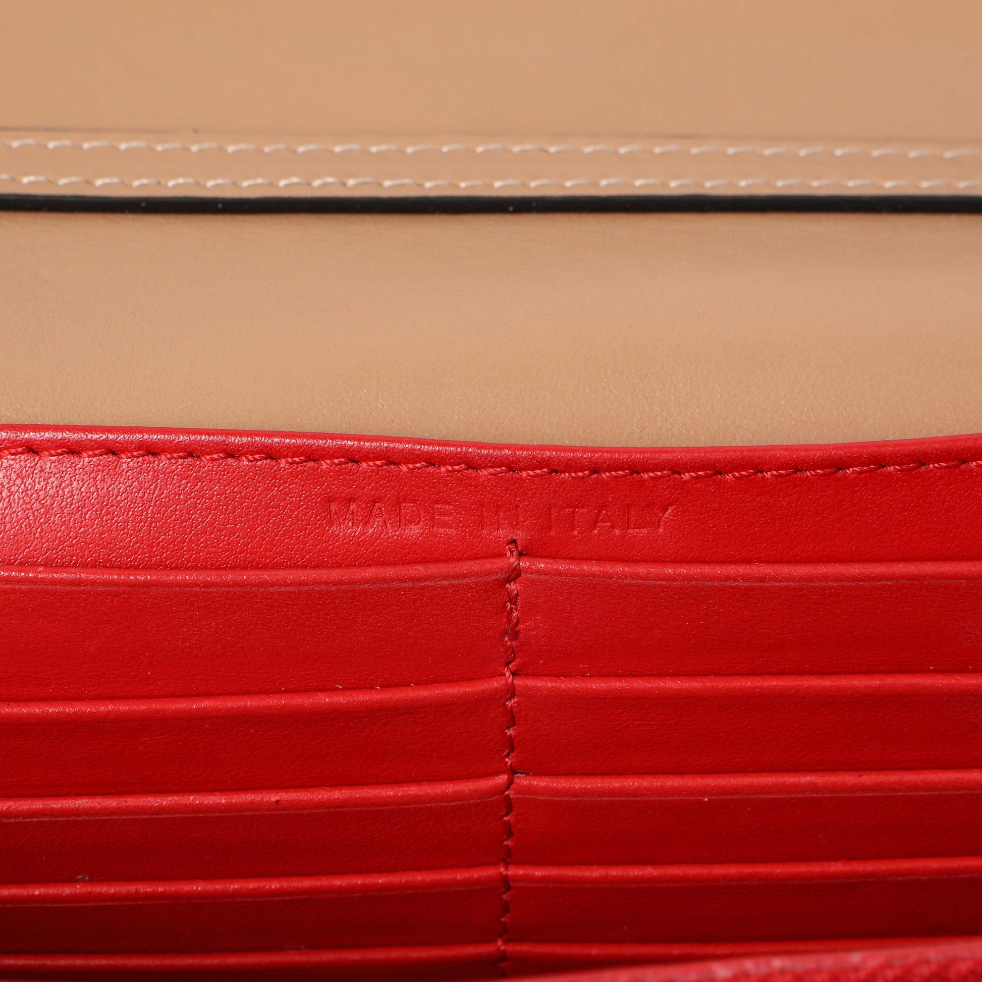 Exclusive Christian Louboutin Beige Loubinthesky Paloma Clutch — Lifestyle View