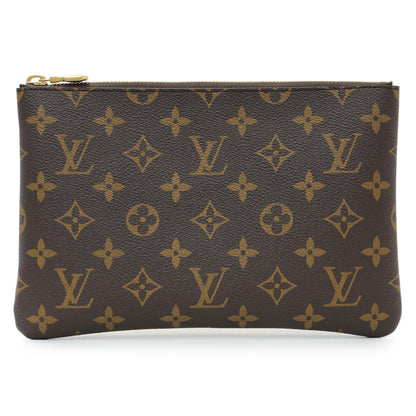 Exclusive Louis Vuitton Monogram Key Pouch M — Front View