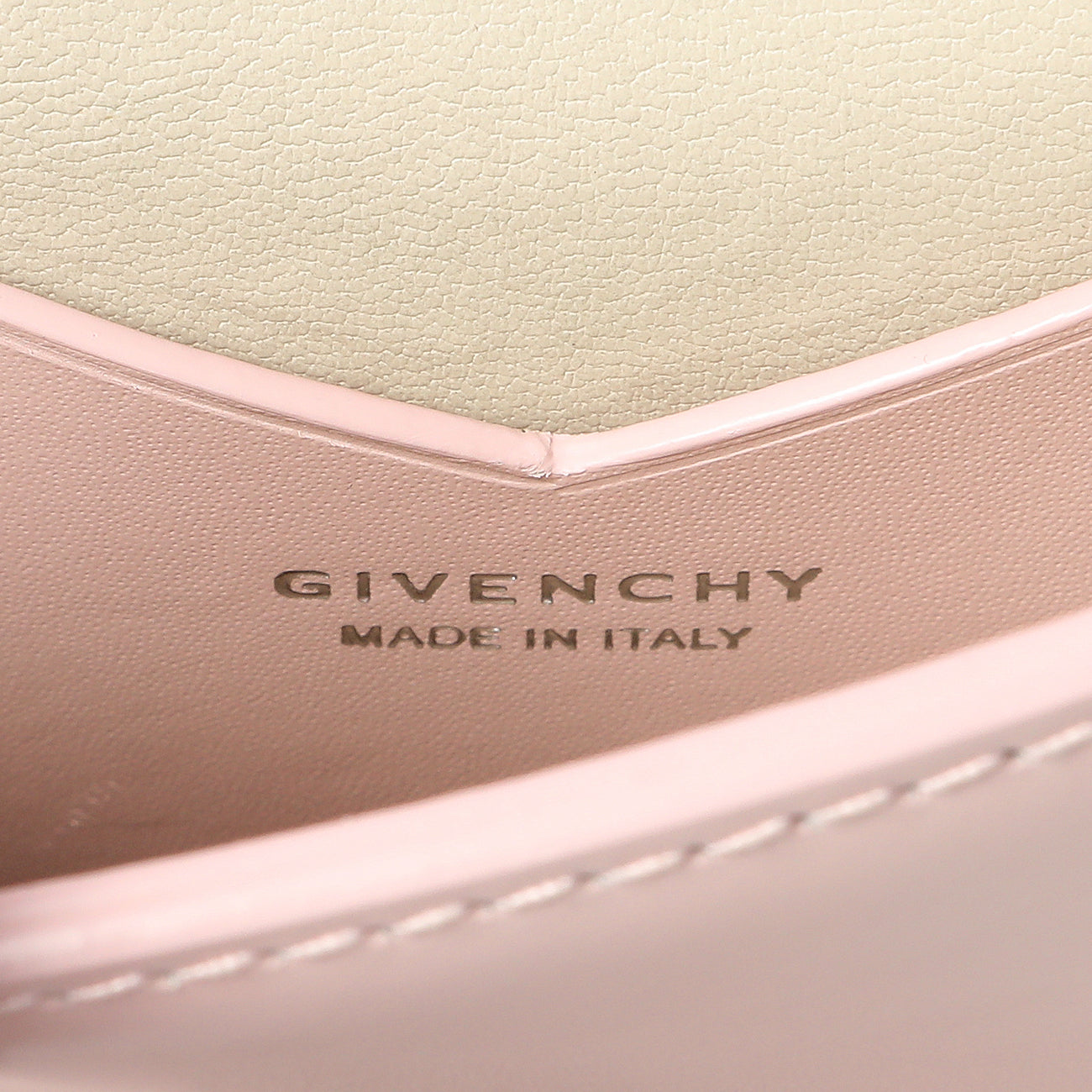 Exclusive Givenchy Pink Box Calfskin Mini Vertical 4G Bag — Detail View