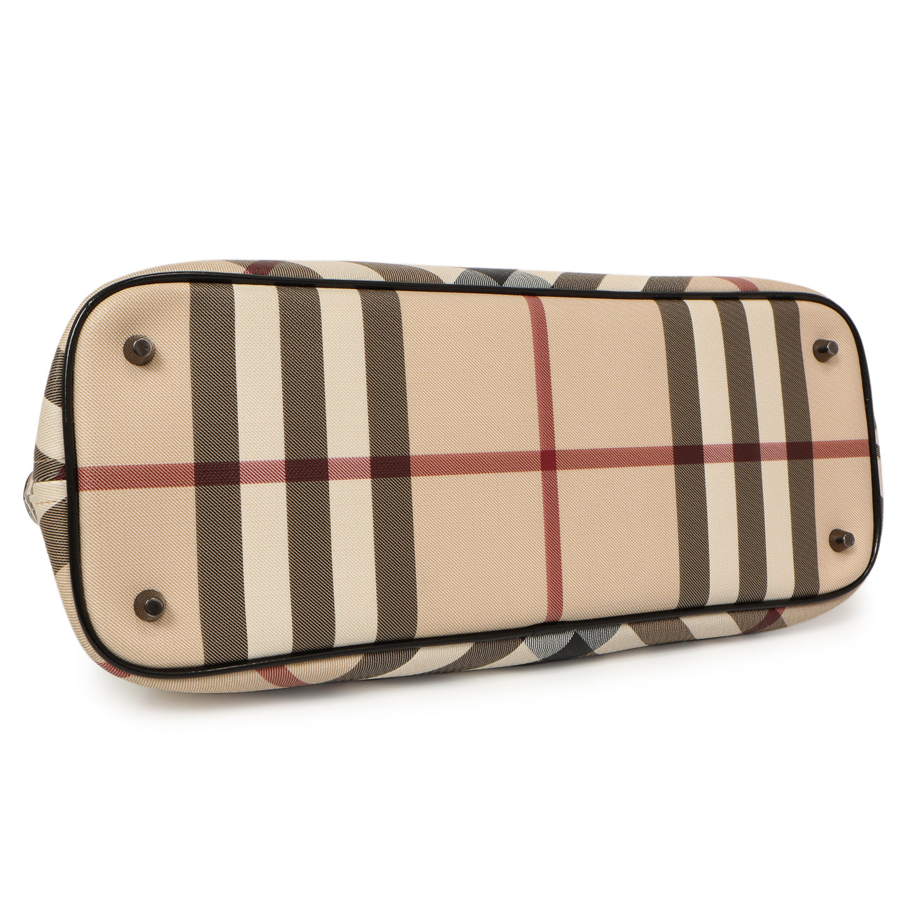 Exclusive Burberry Supernova Check Regent Tote — Back View