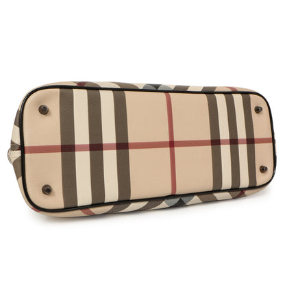 Exclusive Burberry Supernova Check Regent Tote — Back View