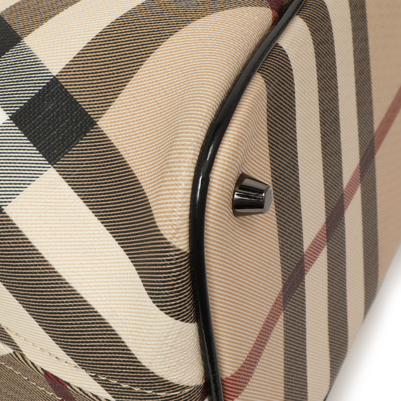 Exclusive Burberry Supernova Check Regent Tote — Top View