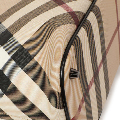 Exclusive Burberry Supernova Check Regent Tote — Lifestyle View