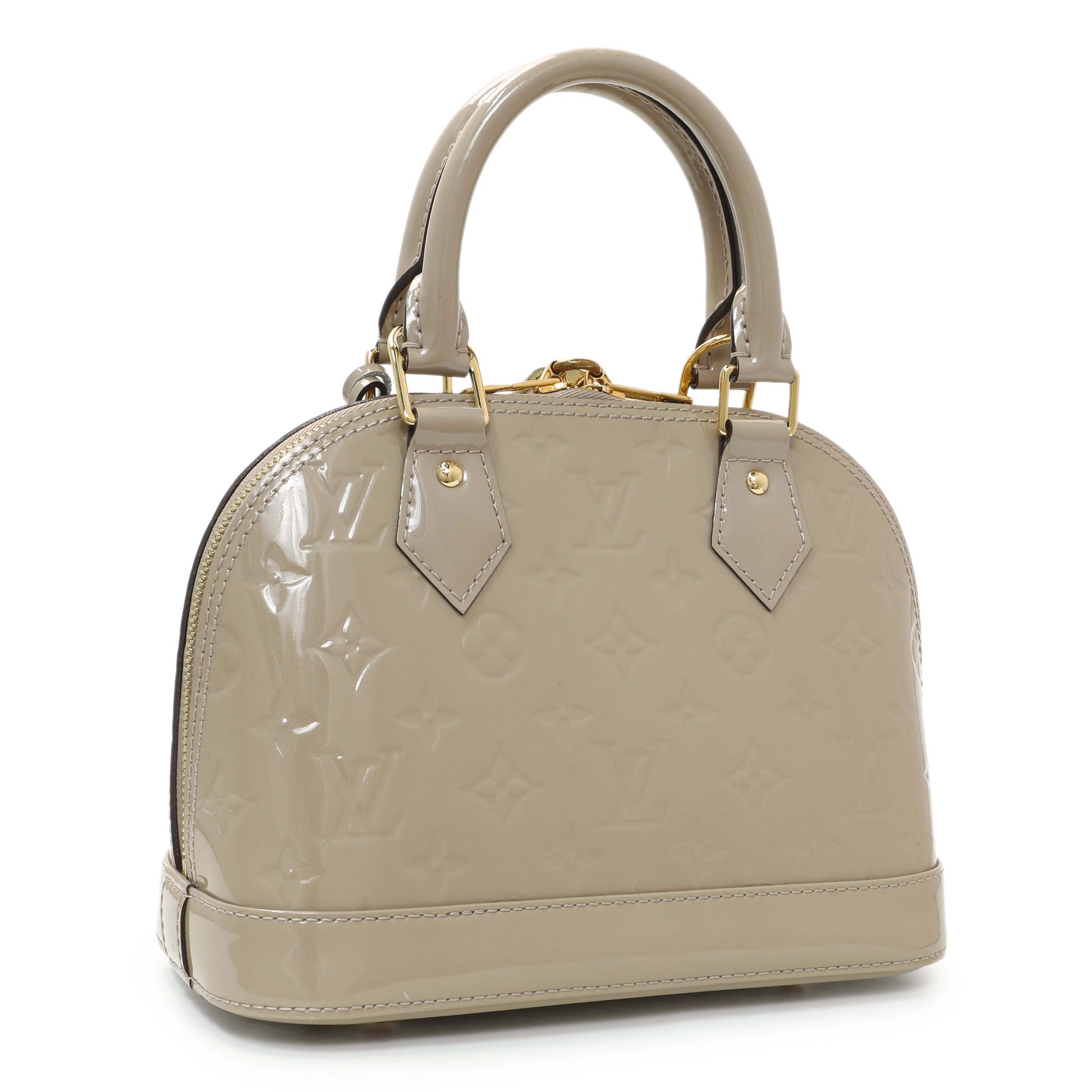 Exclusive Louis Vuitton Dune Beige Vernis Alma BB — Side View