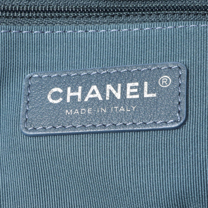 Exclusive Chanel Blue Denim Medium Deauville Tote — Detail View