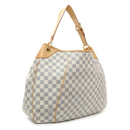 Exclusive Louis Vuitton Damier Azur Galliera GM — Side View
