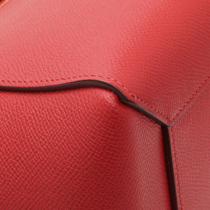 Exclusive Celine Red Grained Calfskin Micro Belt Bag — Lifestyle View