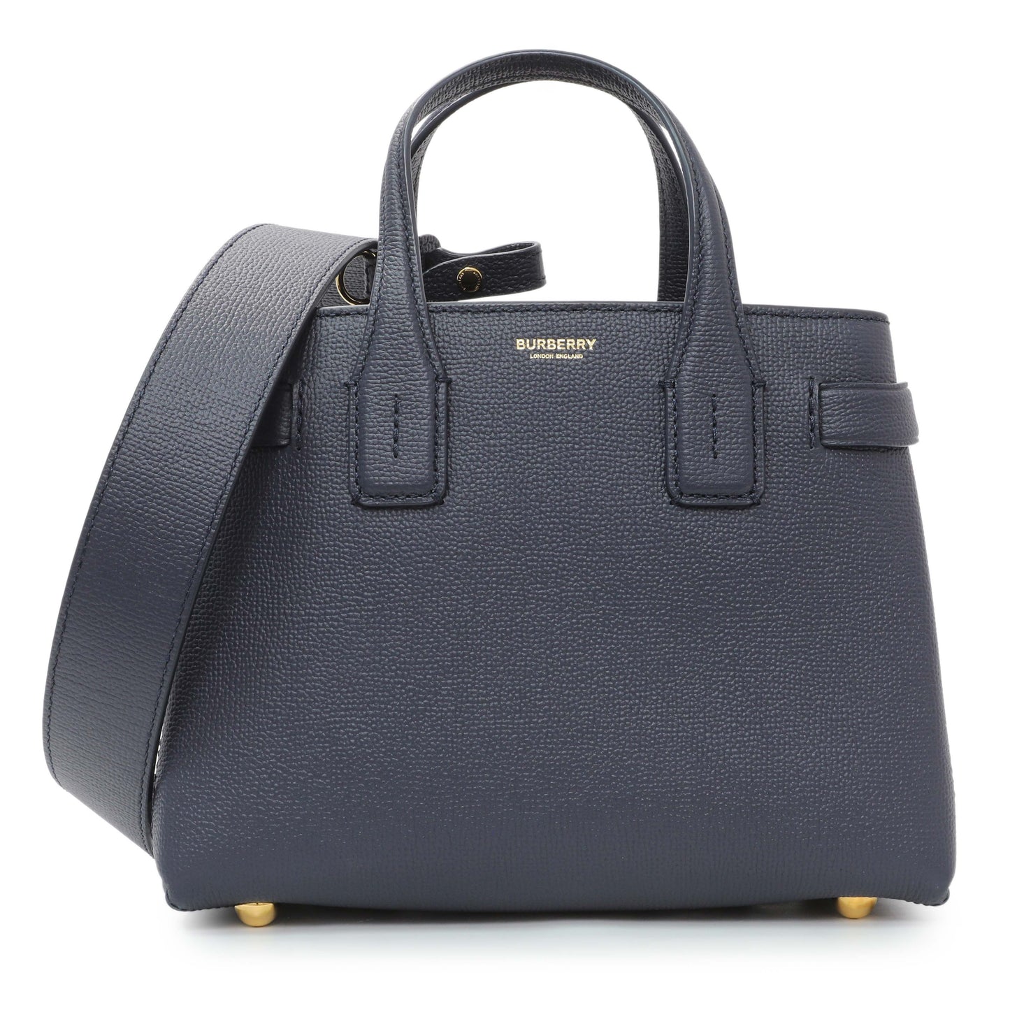 Exclusive Burberry Regency Blue Small Banner Tote — Front View