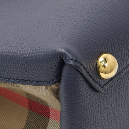 Exclusive Burberry Regency Blue Small Banner Tote — Lifestyle View