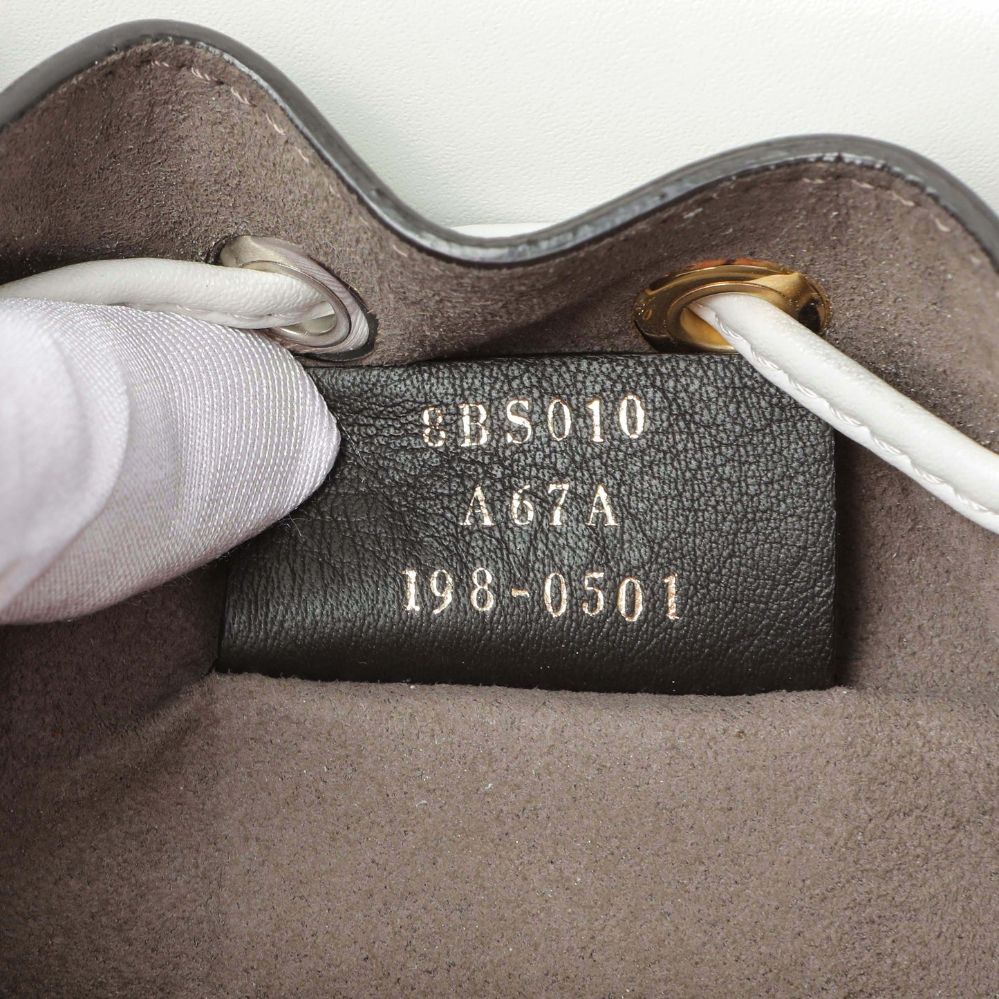 Exclusive Fendi Vitello Liberty F is Fendi Studded Mini Mon Tresor Bucket Bag — Lifestyle View