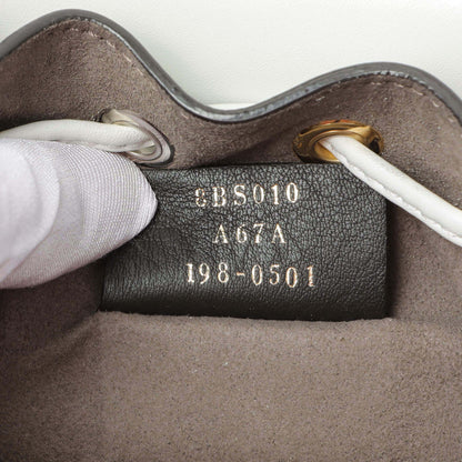 Exclusive Fendi Vitello Liberty F is Fendi Studded Mini Mon Tresor Bucket Bag — Lifestyle View
