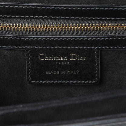 Exclusive Christian Dior Black Calfskin Montaigne Avenue — Detail View