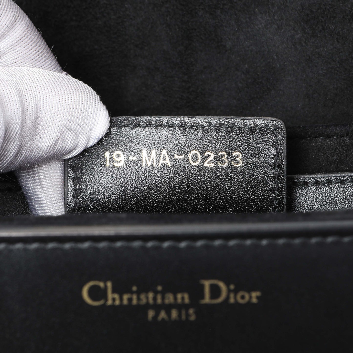 Exclusive Christian Dior Black Calfskin Montaigne Avenue — Lifestyle View